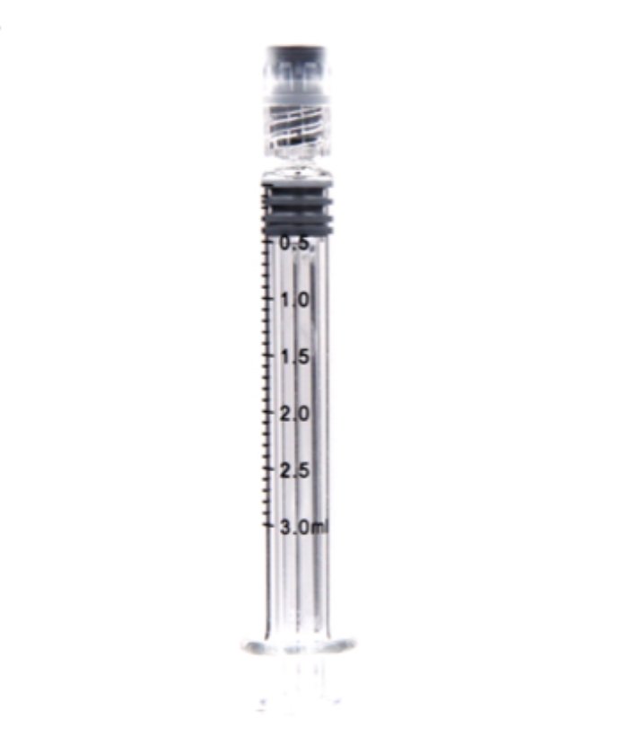 3ML Syringe with Luer Lock and Scale