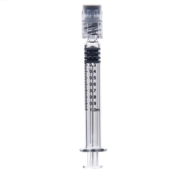 Short Syringes 1ML Slim Syringe with Luer Lock and Scale - medical syringe